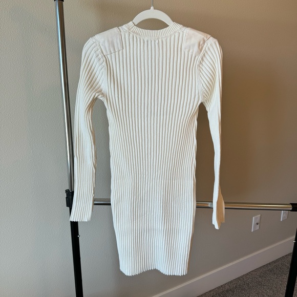 NWT🏷️ Reiss Ember Sweater Dress in Cream - Picture 7 of 8